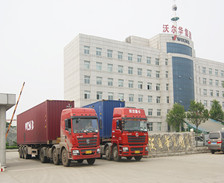 沃爾華集團20臺挖掘機順利出口中東地區