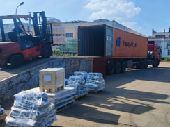 沃爾華集團一批挖掘機配件出口南美地區 沃爾華集團一批挖掘機配件出口南美地區