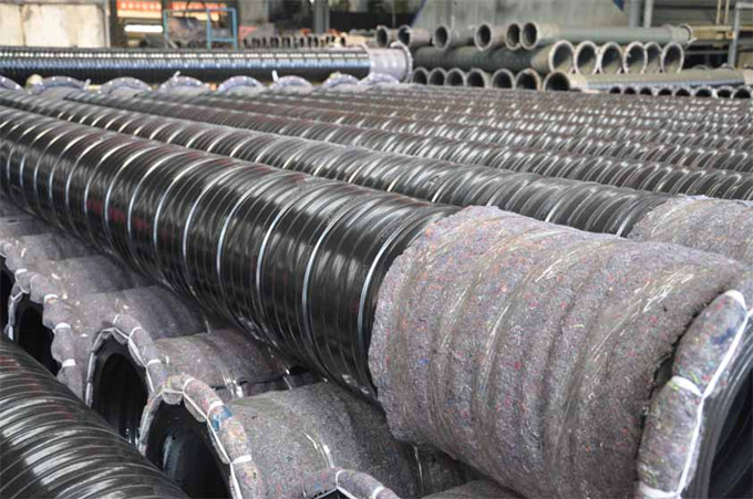 沃爾華煤礦井下用涂層螺旋焊接波紋復合管