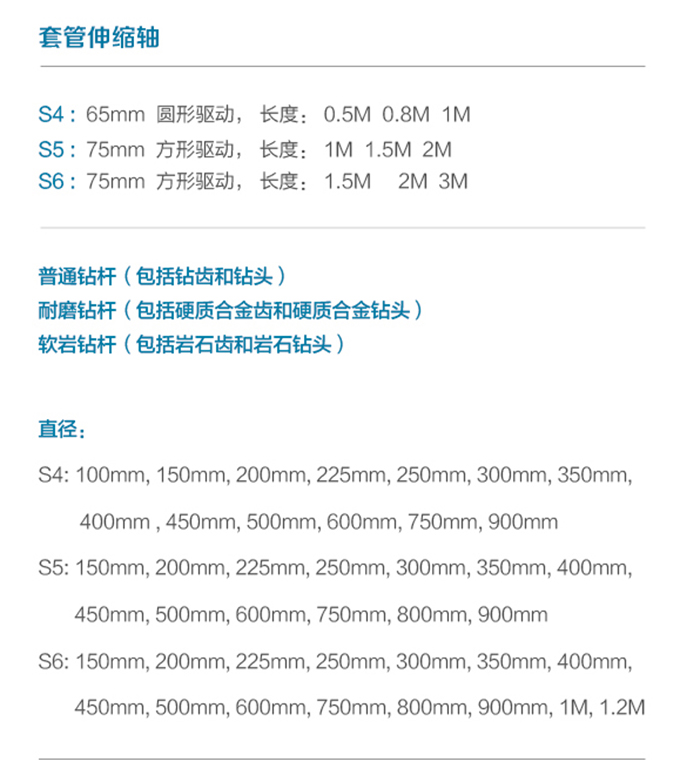 螺旋鉆機參數(shù)圖