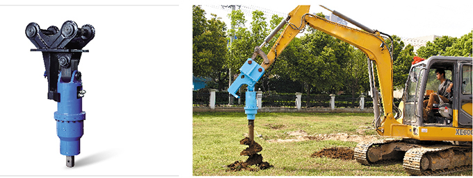 螺旋鉆機作業(yè)圖