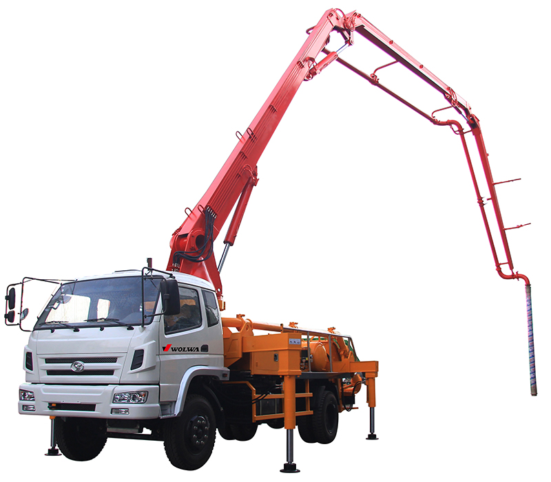 GNBC5型小型混凝土臂架泵車產(chǎn)品實(shí)拍展開(kāi)圖